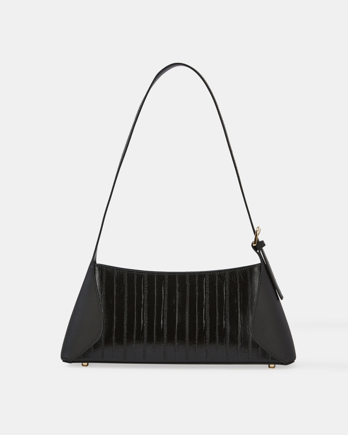 HAVEN SHOULDER BAG BLACK LEATHER