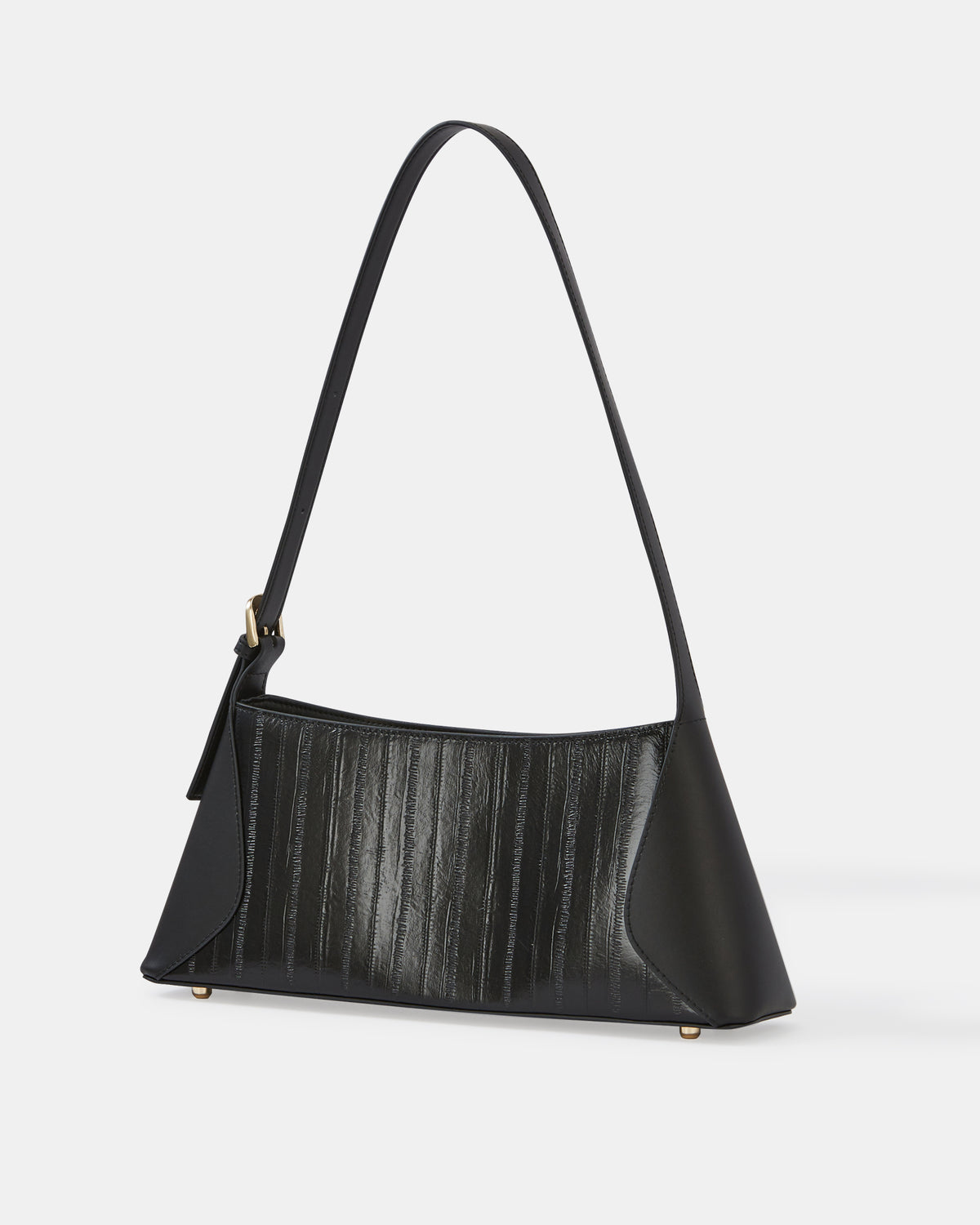HAVEN SHOULDER BAG BLACK LEATHER