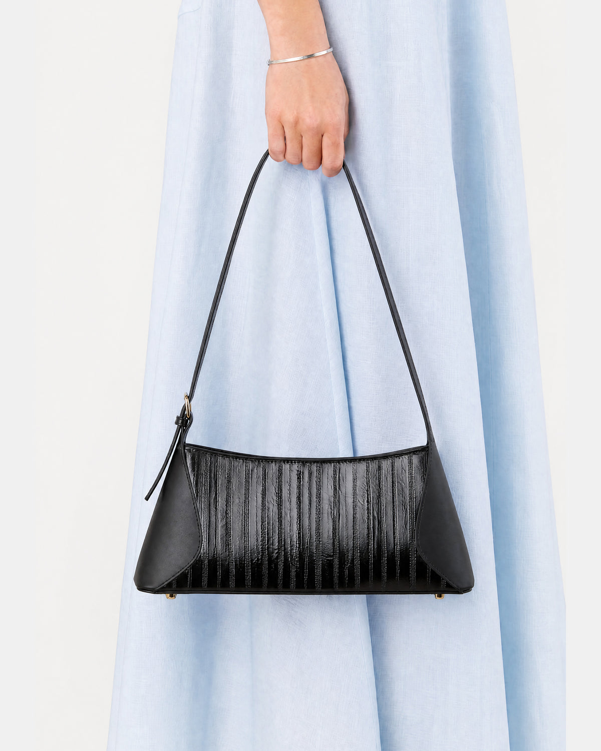 HAVEN SHOULDER BAG BLACK LEATHER