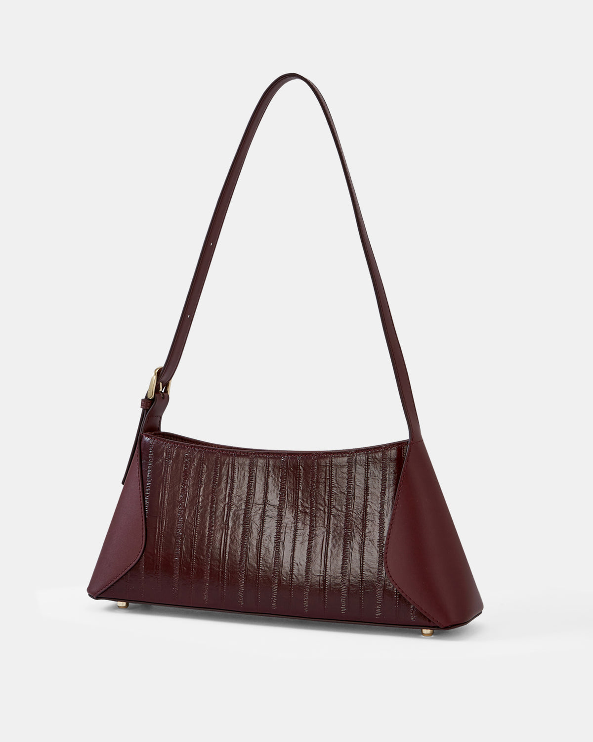 HAVEN SHOULDER BAG WINE LEATHER