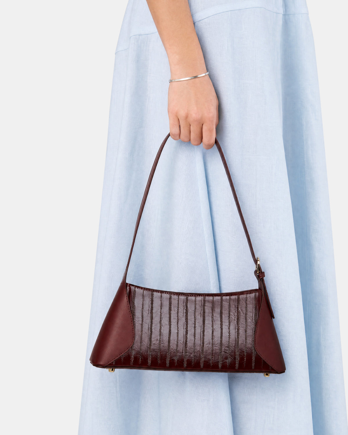 HAVEN SHOULDER BAG WINE LEATHER