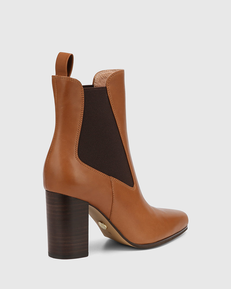 Haze Havana Tan Leather Ankle Boot