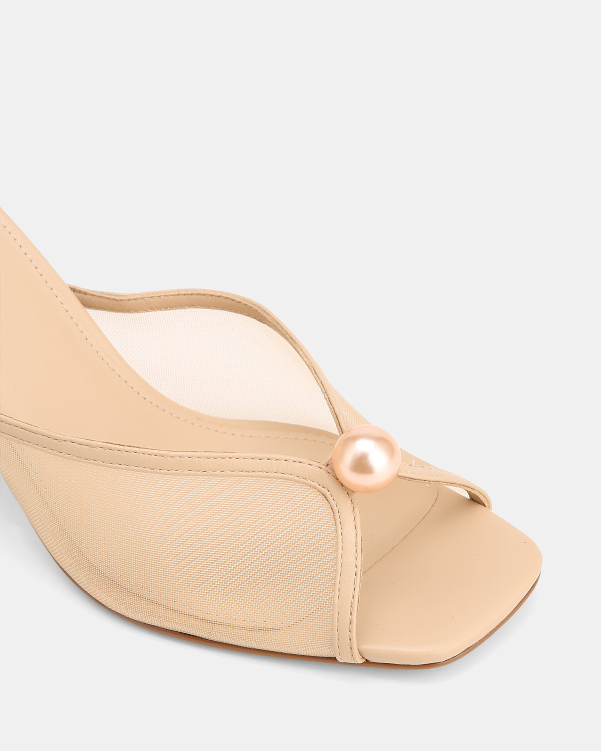 Irina Bisque Mesh Sandals