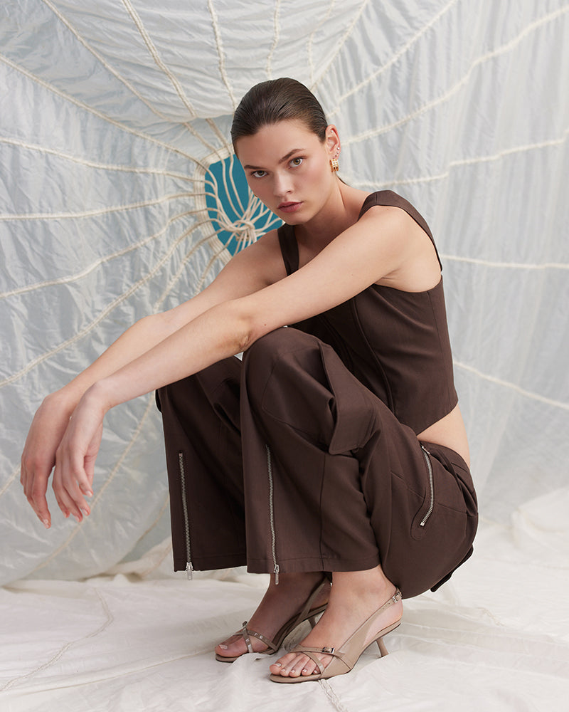 Inez Misty Grey Patent Leather Slingback