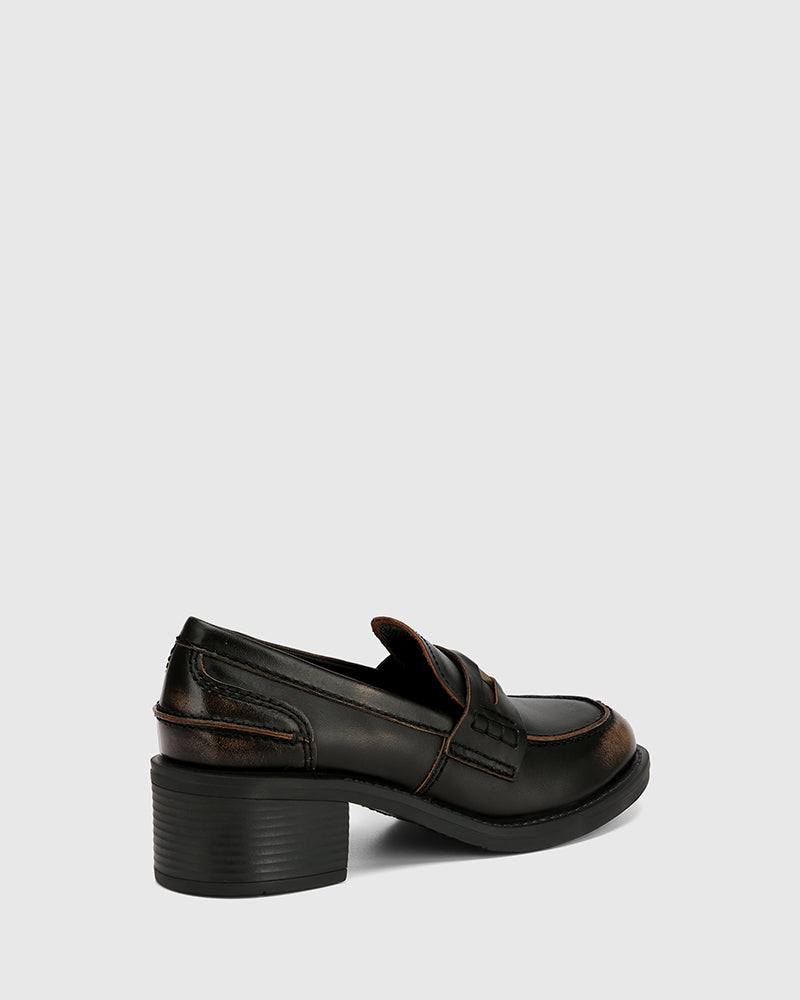 Jayla Light Cognac Leather Loafer