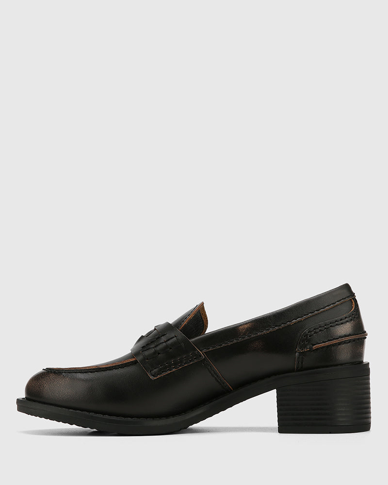 Jayla Light Cognac Leather Loafer