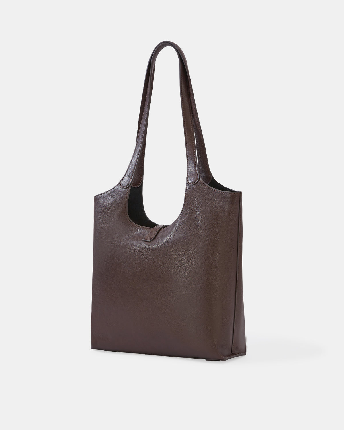 JUNE SHOULDER BAG BROWN LEATHER