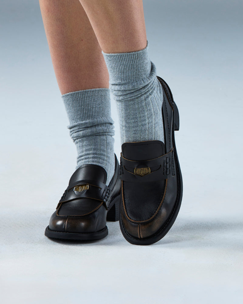 Jayla Light Cognac Leather Loafer