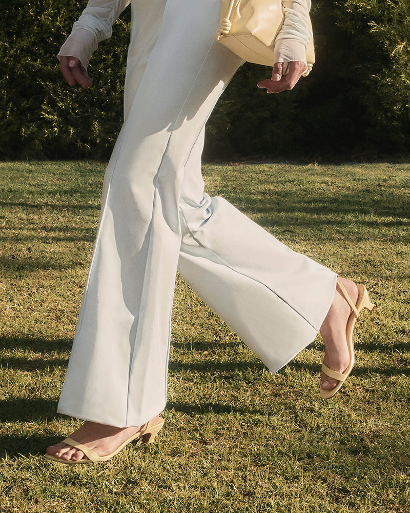 Jo Buttercup Leather Kitten Heel