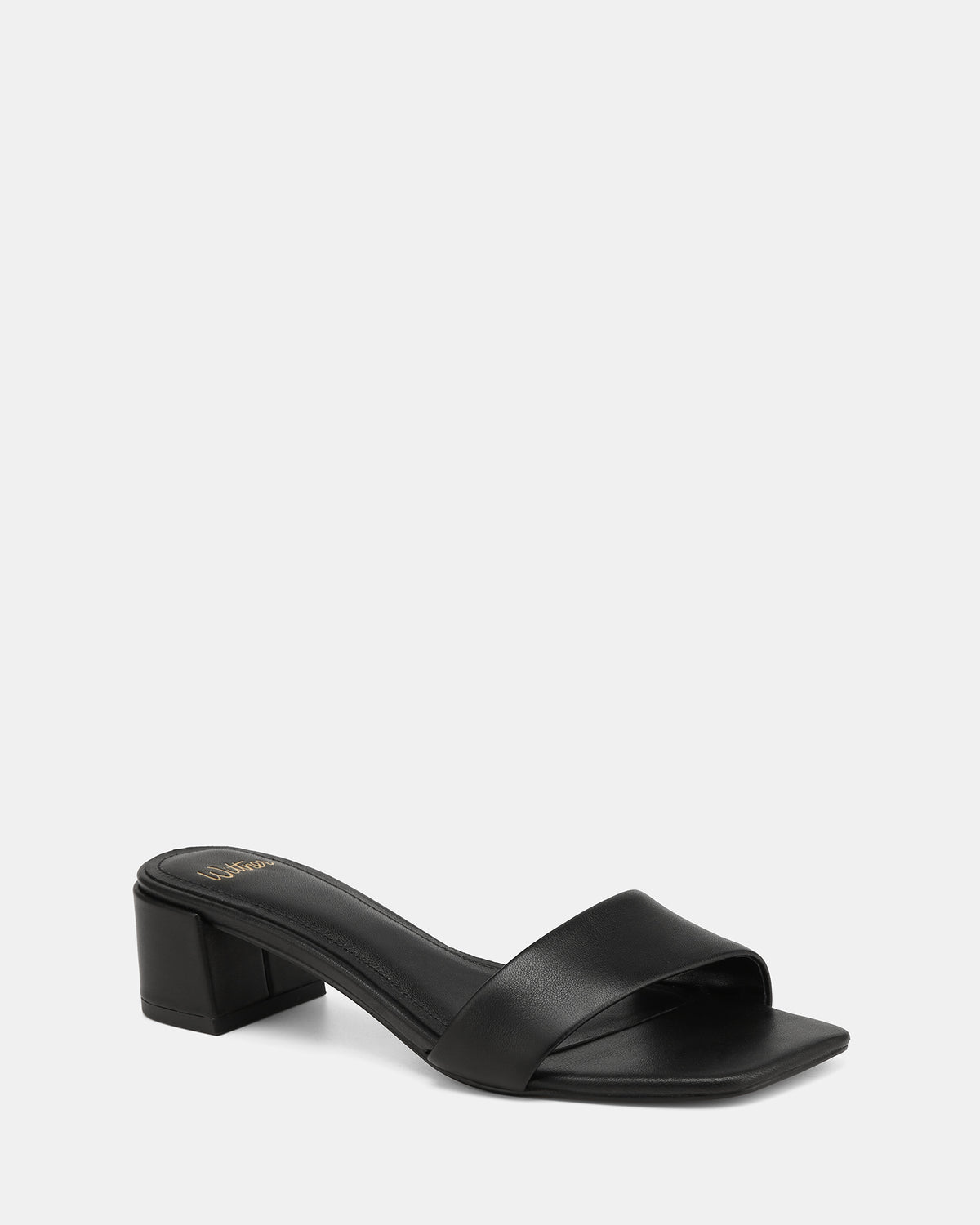 KYLO LOW SANDALS BLACK LEATHER