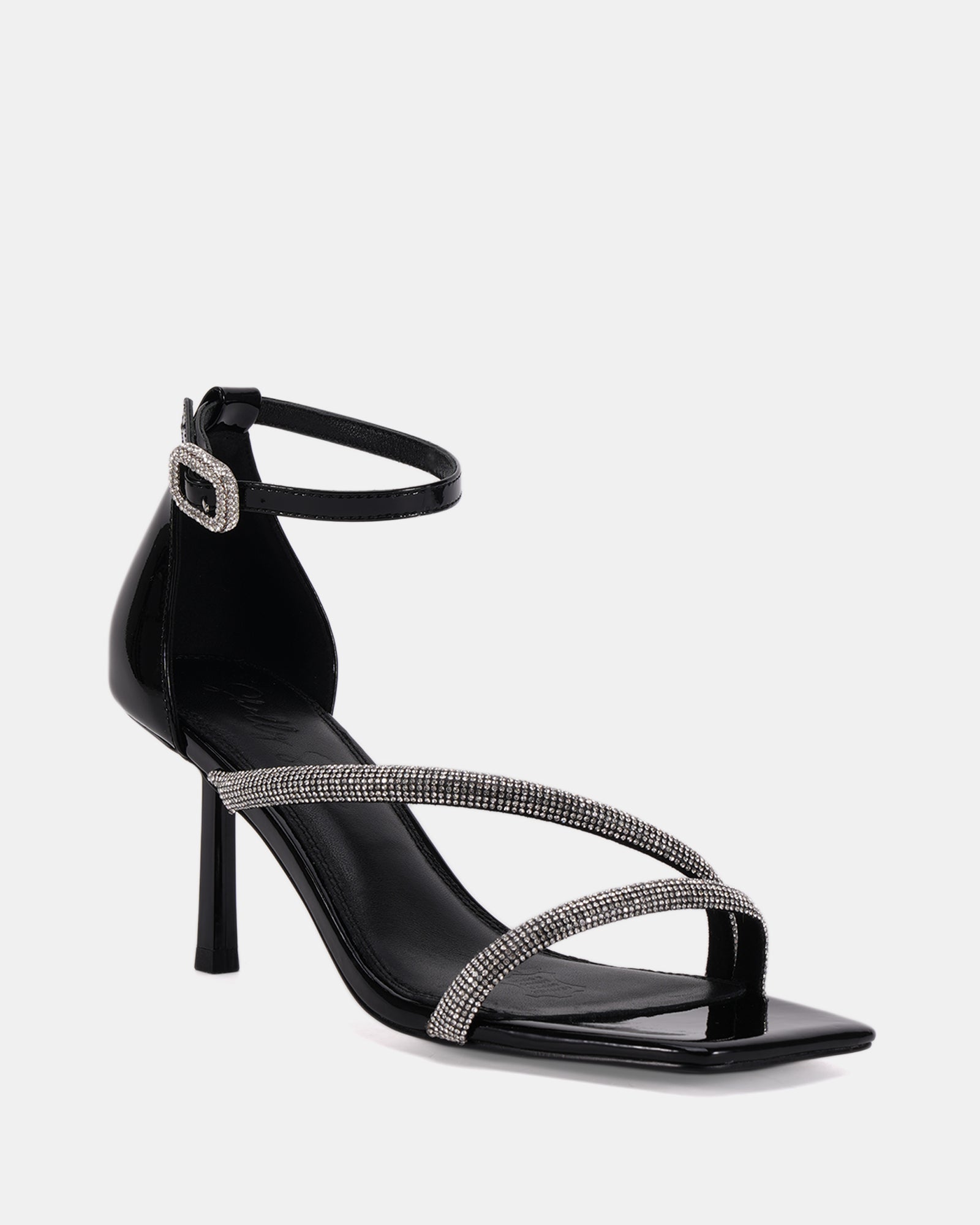 Maddox Black Patent Leather Heel
