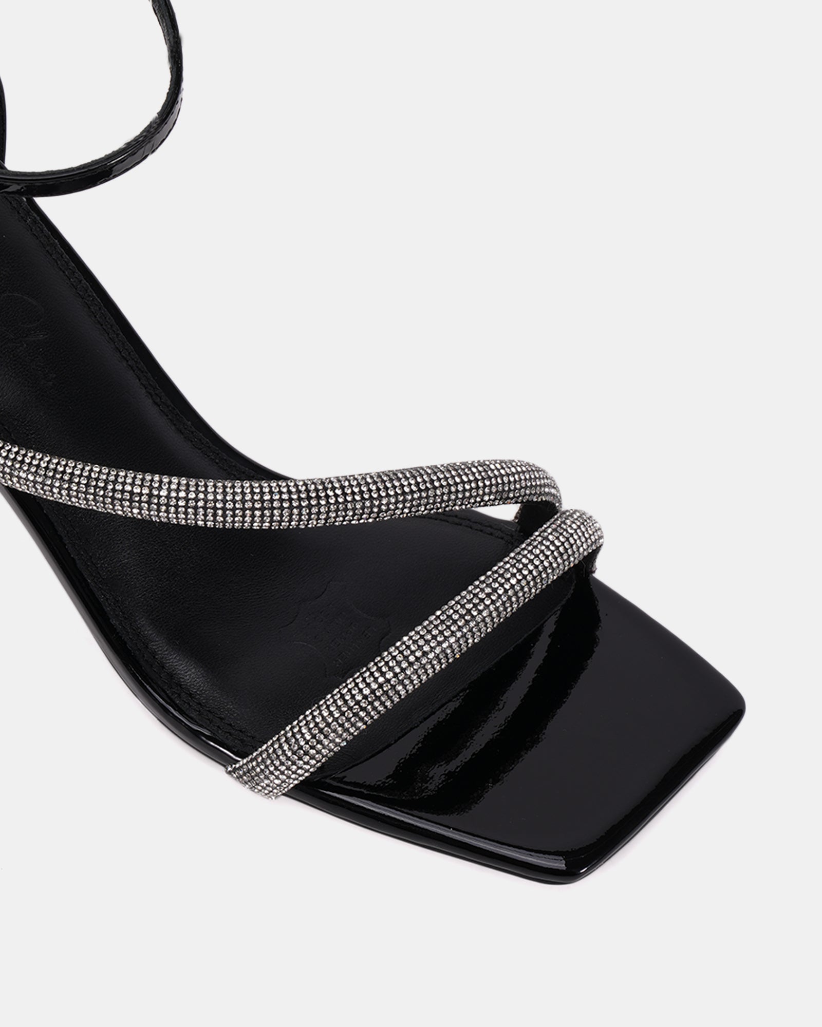 Maddox Black Patent Leather Heel