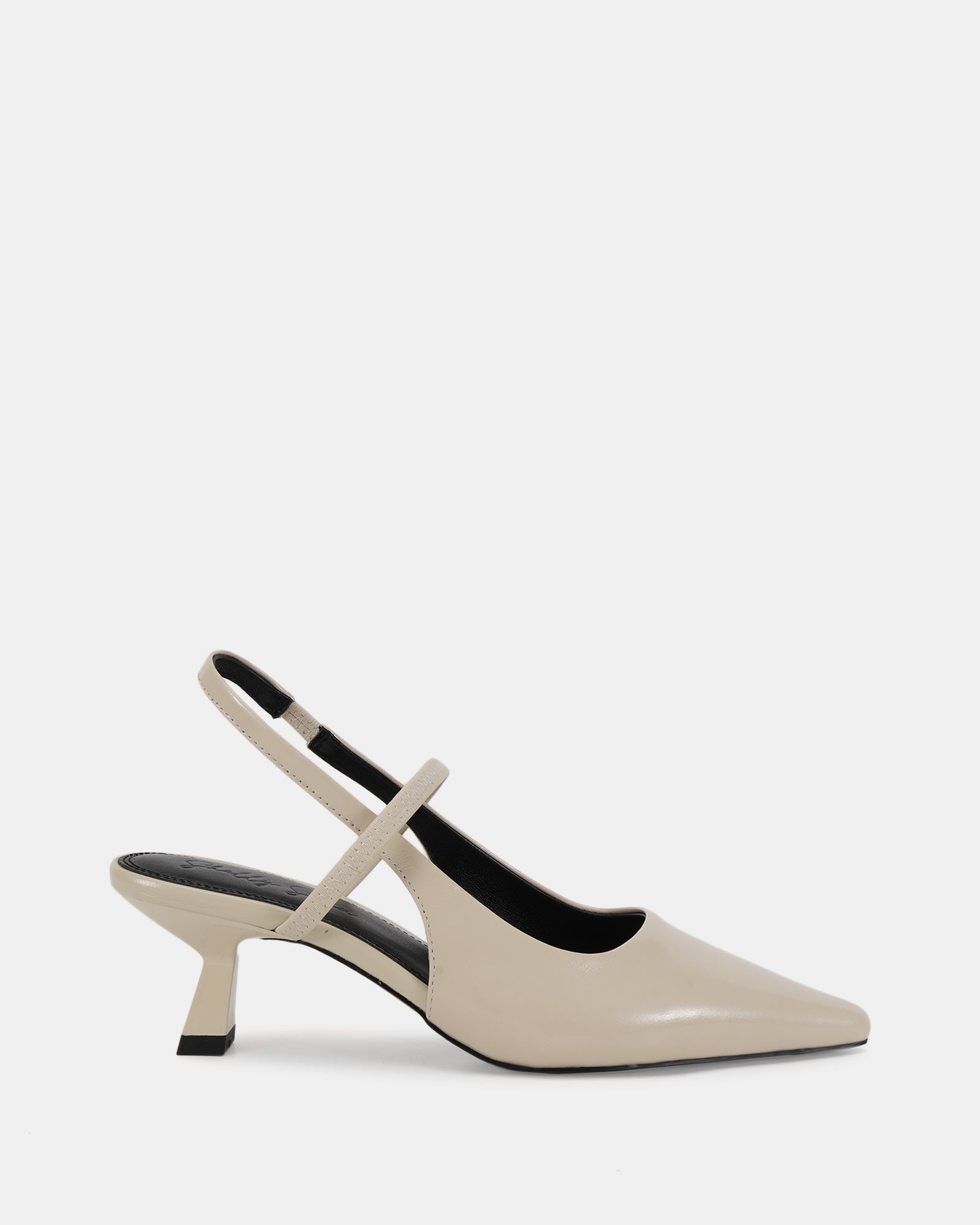 Mingle Chalk Leather Slingback