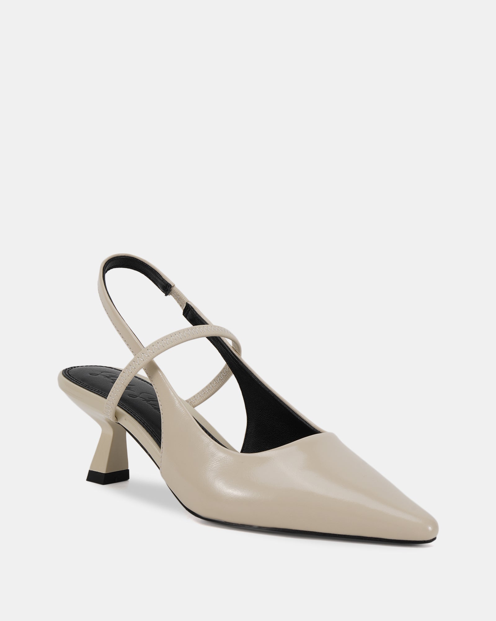 Mingle Chalk Leather Slingback