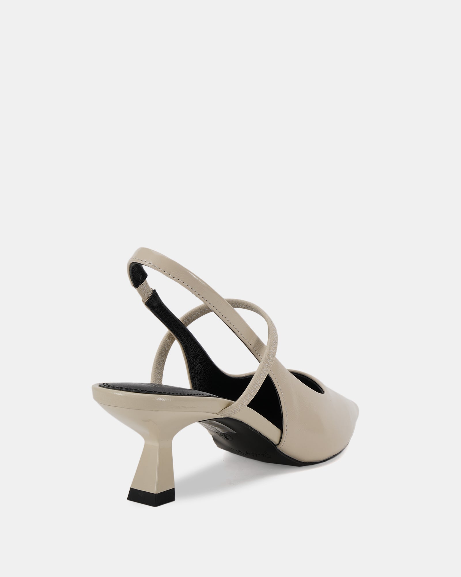 Mingle Chalk Leather Slingback