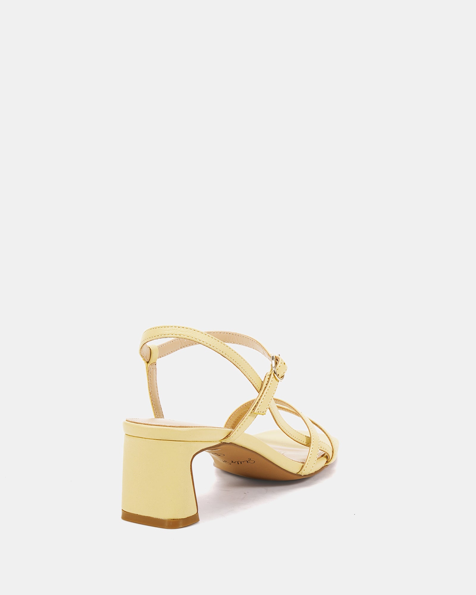 Minx Panacotta Leather Strappy Heel