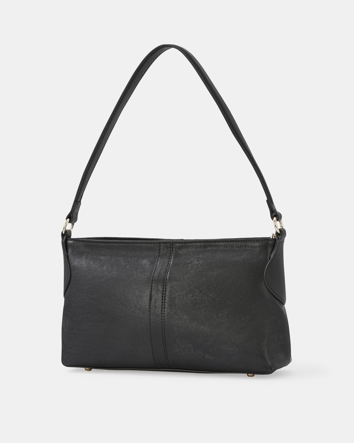 MAXY SHOULDER BAG BLACK LEATHER