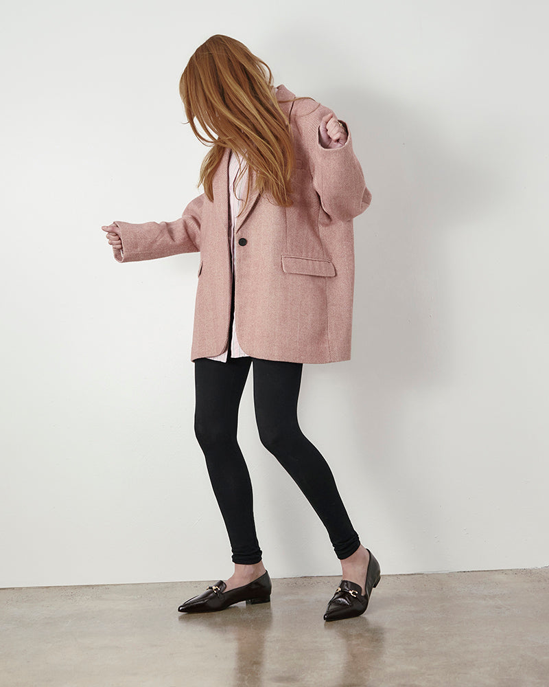 Meela Raisin Crinkle Leather Loafer