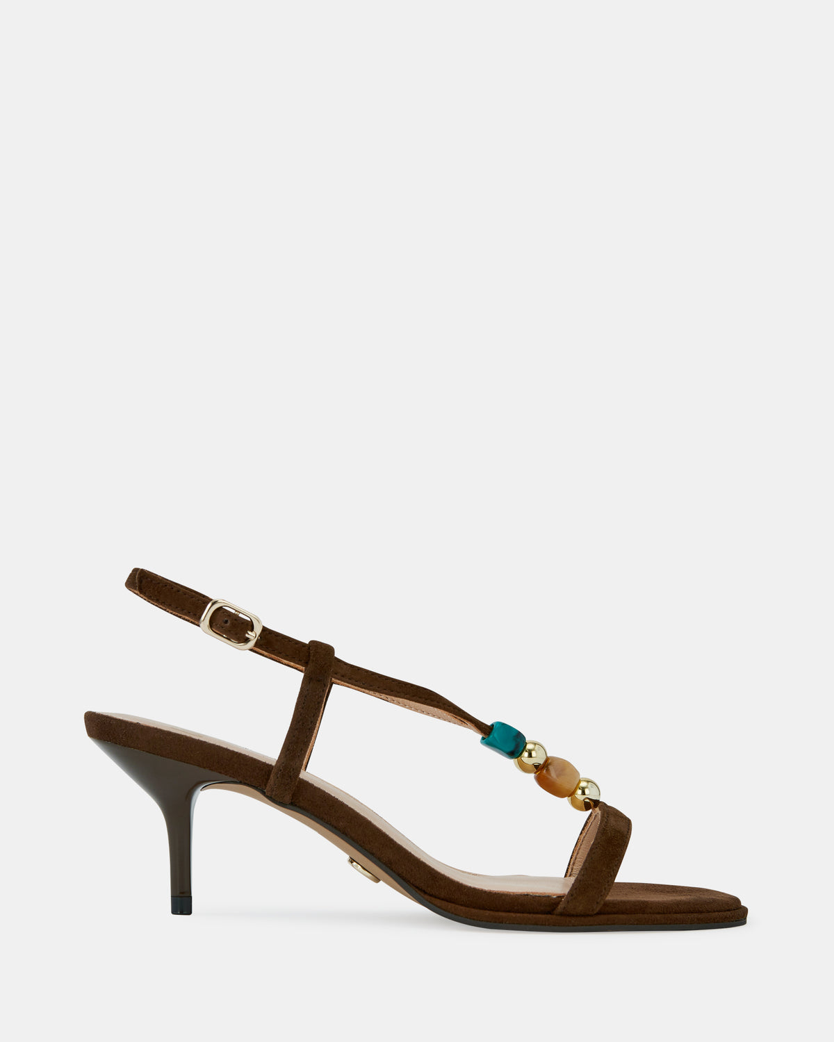 NYX MID SANDALS DARK BROWN SUEDE