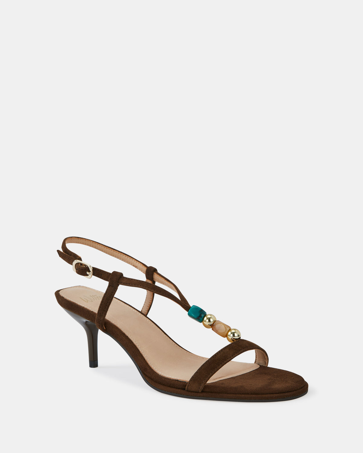 NYX MID SANDALS DARK BROWN SUEDE