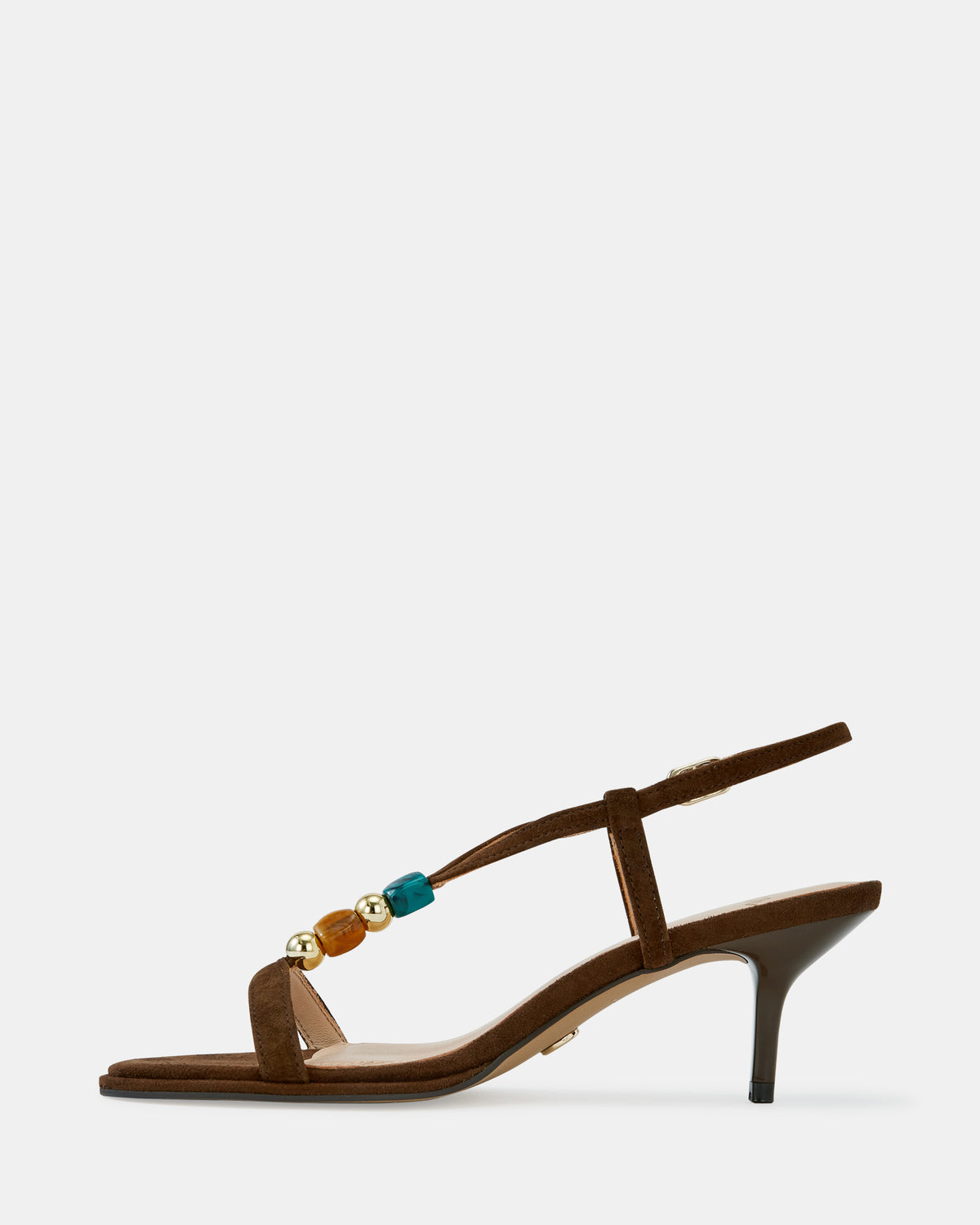 NYX MID SANDALS DARK BROWN SUEDE