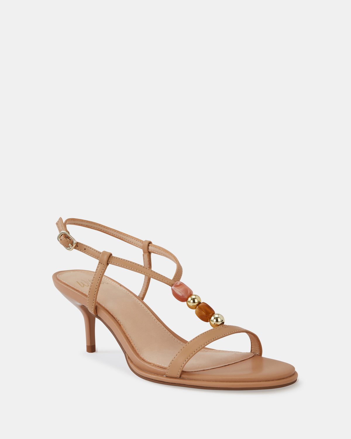NYX MID SANDALS NUDE LEATHER