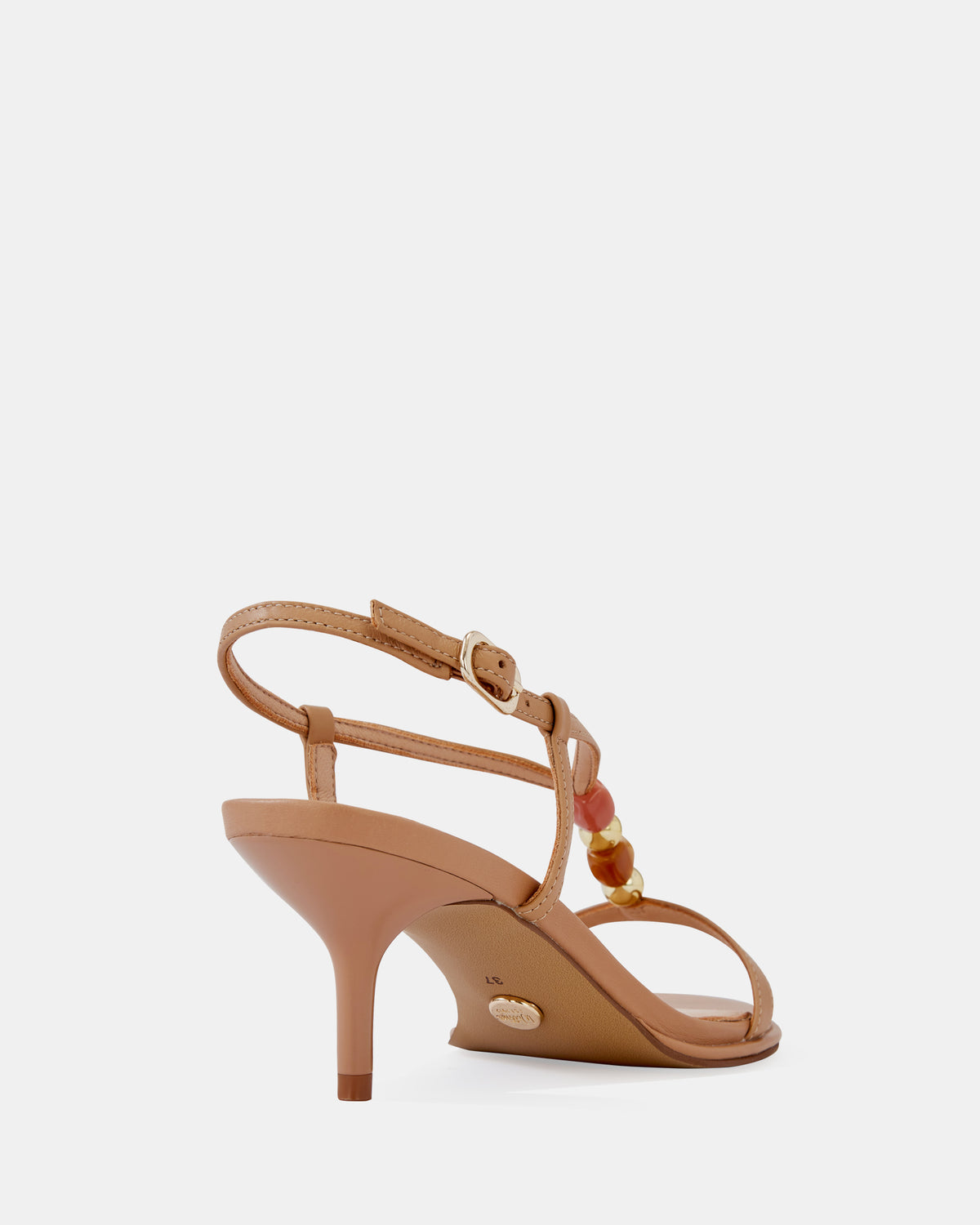 NYX MID SANDALS NUDE LEATHER