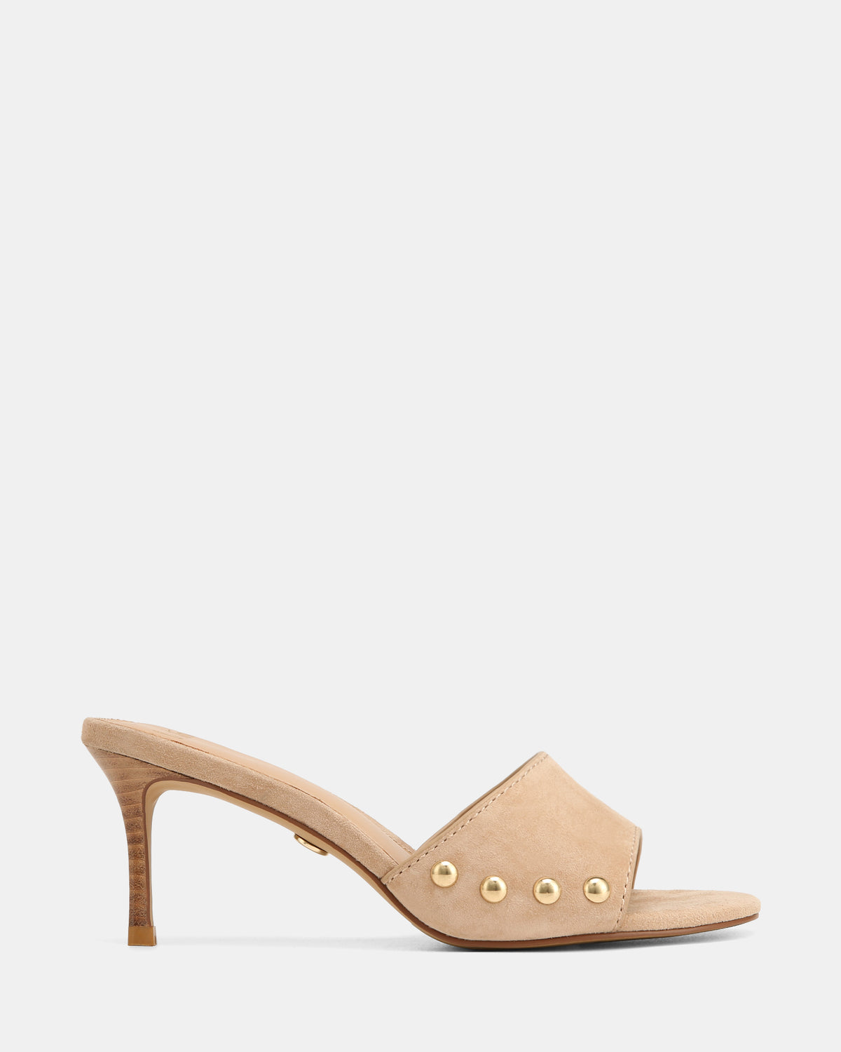 Olsen Taupe Suede Mid Sandals