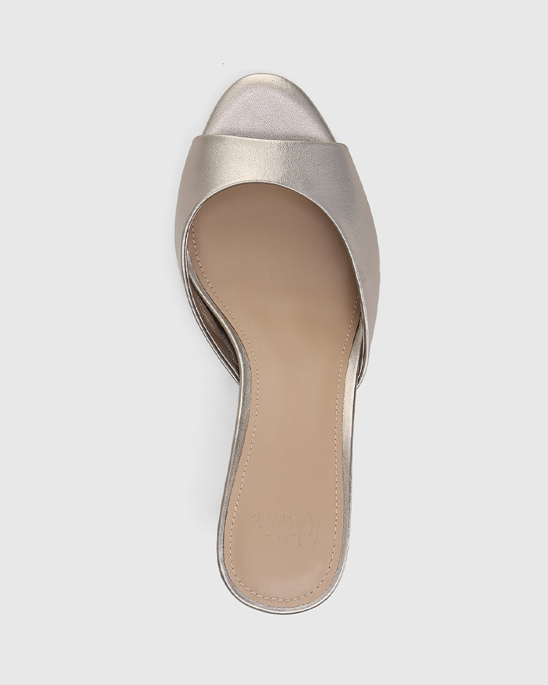 OSHEA PEWTER METALLIC LEATHER