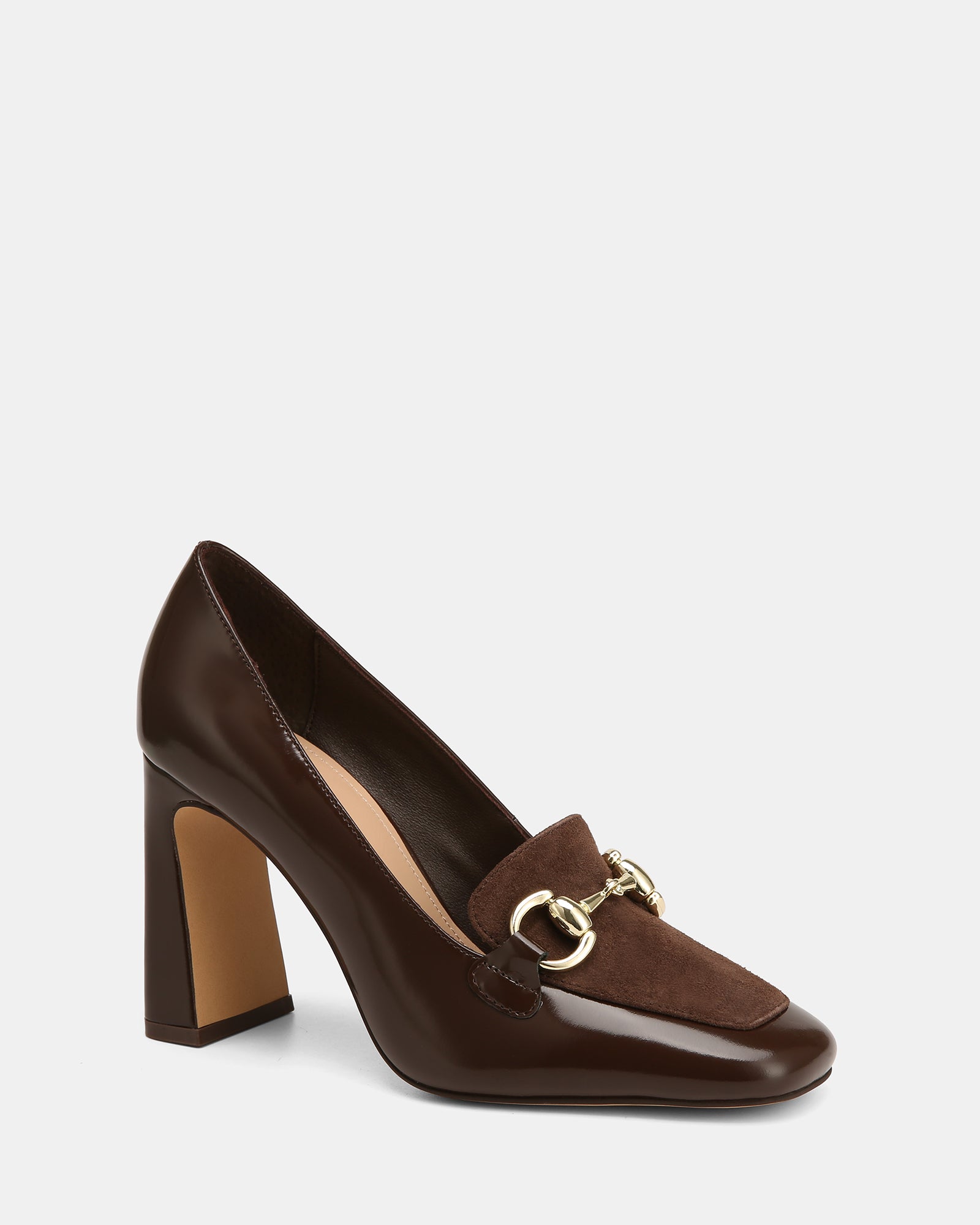 Pence Chocolate Leather Pump