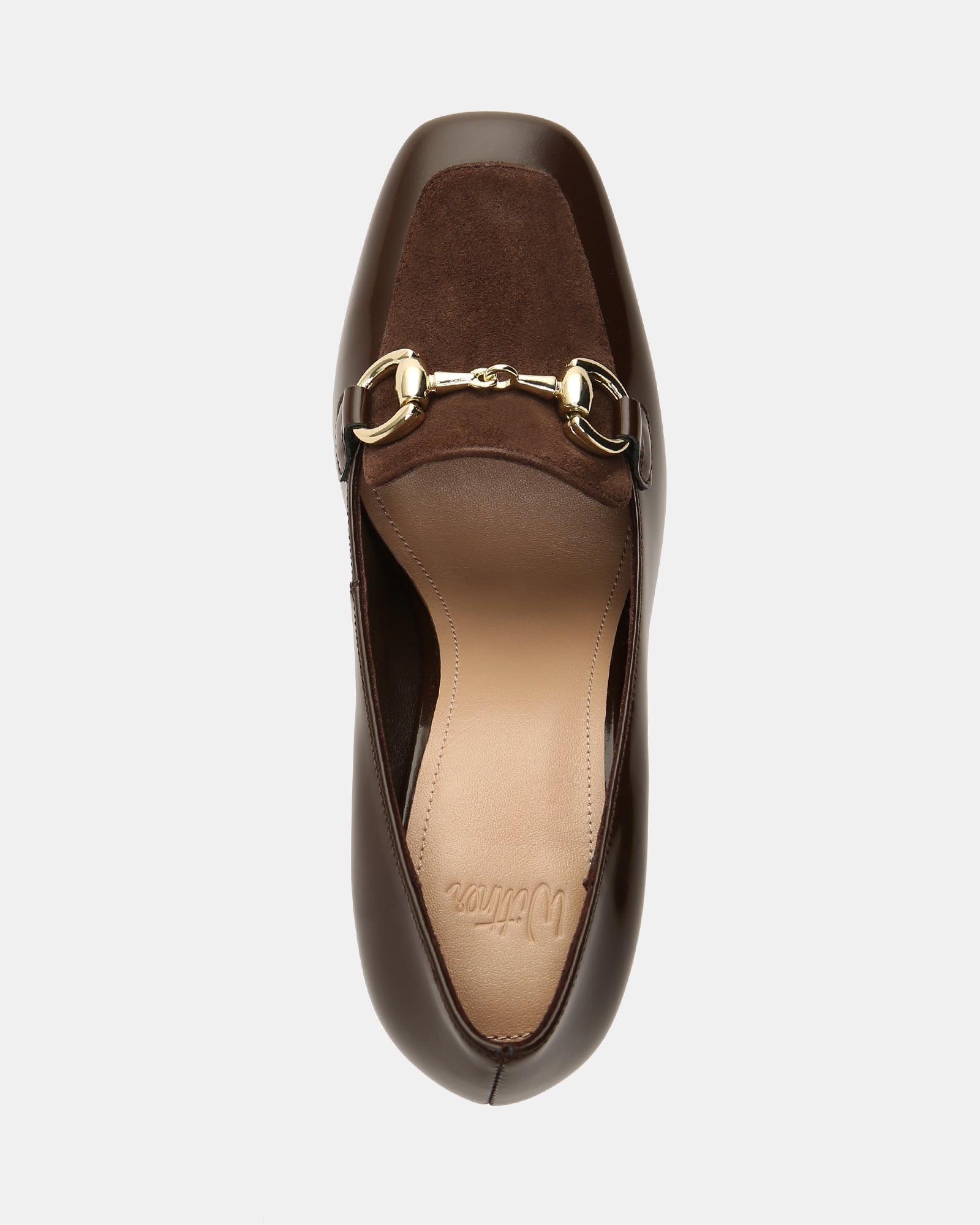 Pence Chocolate Leather Pump