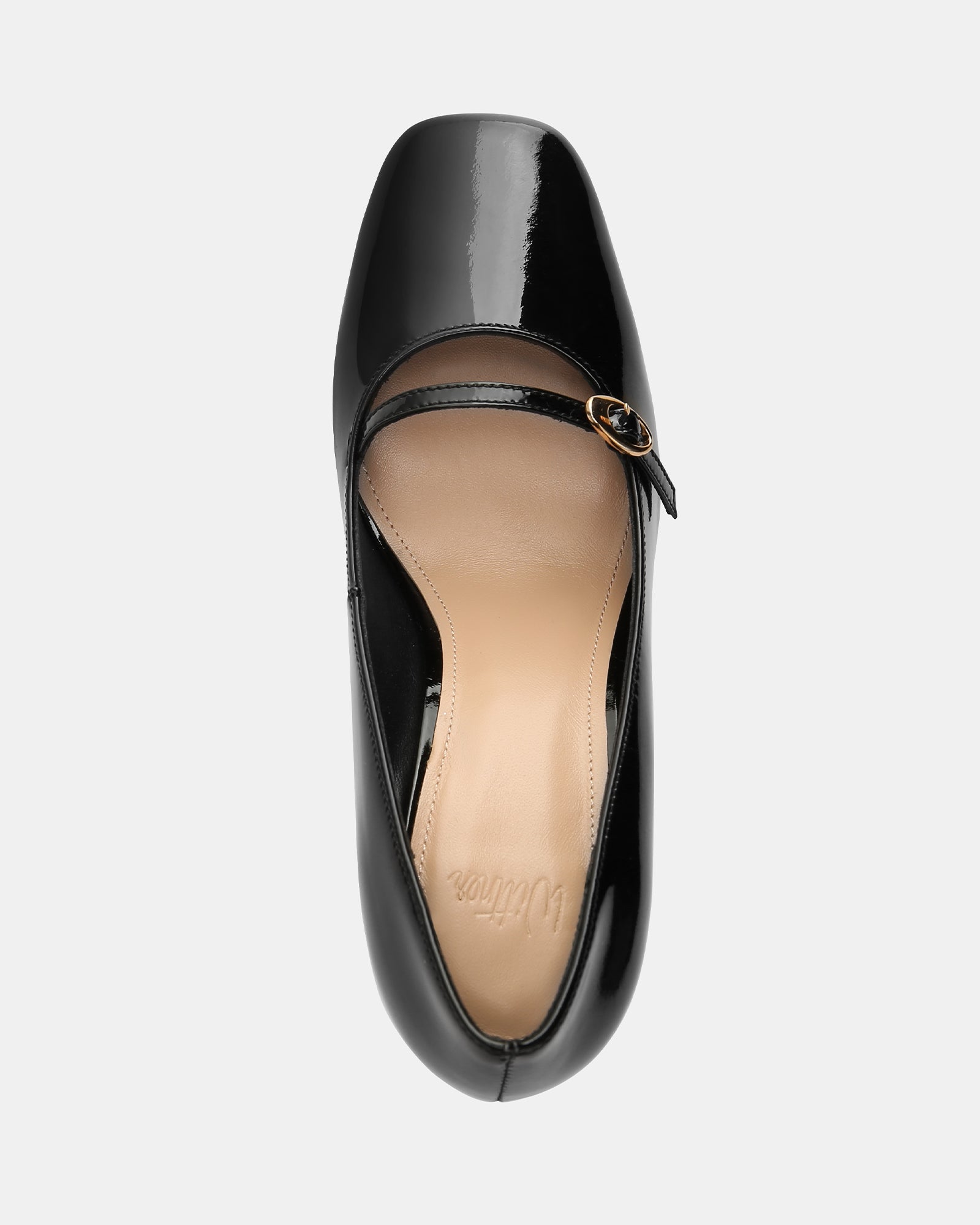 Perley Black Patent Leather Pump