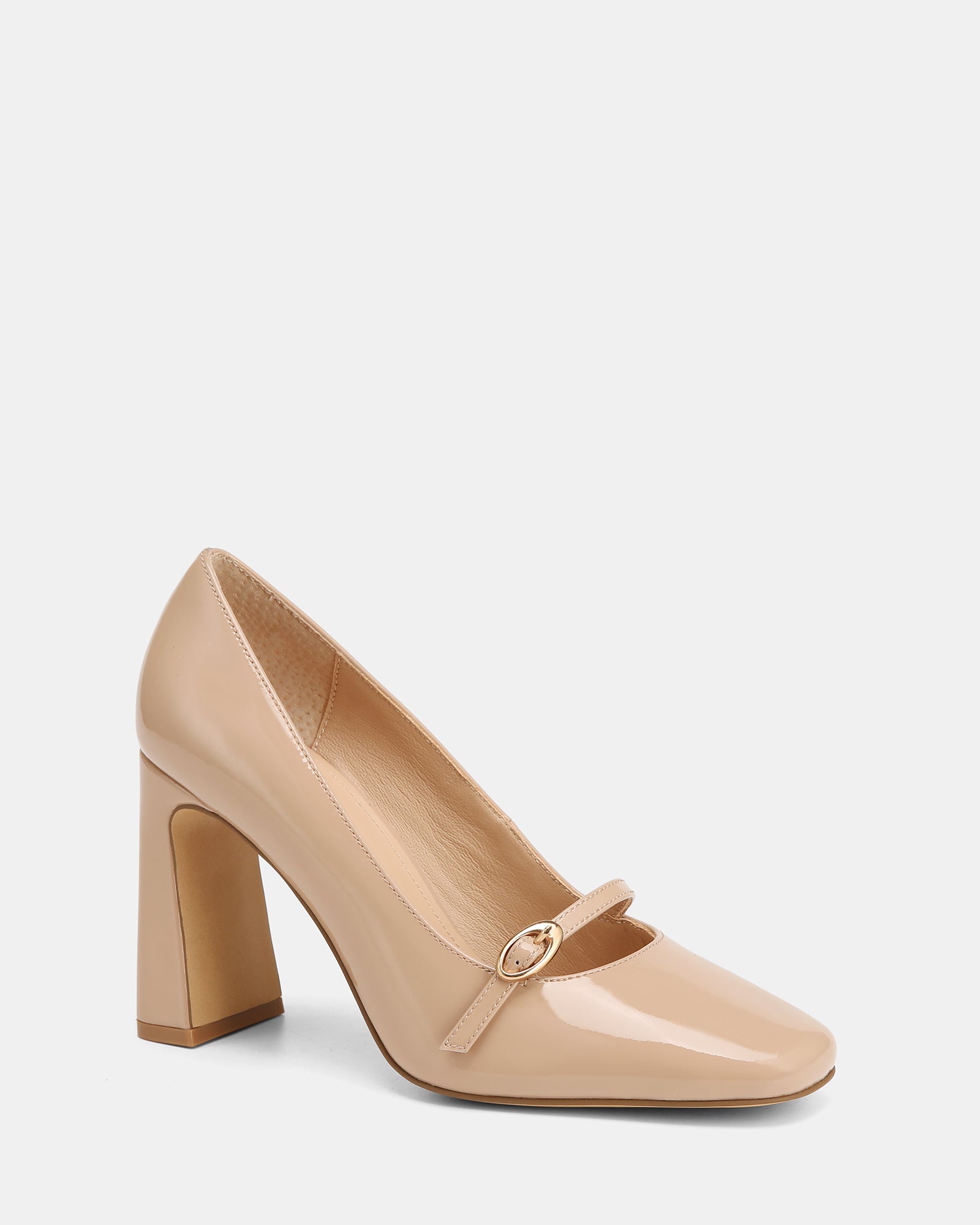 Perley Nude Patent Leather Pump