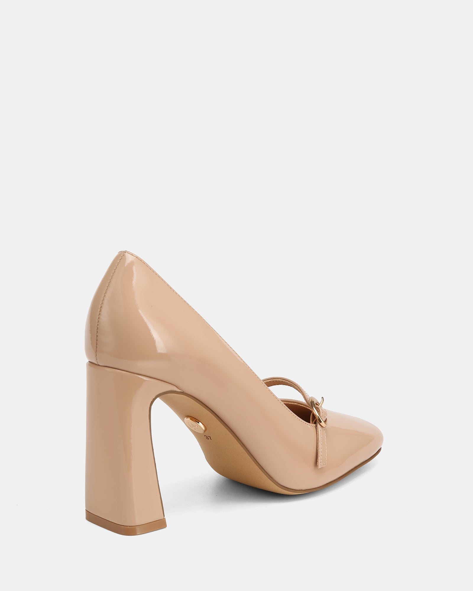 Perley Nude Patent Leather Pump