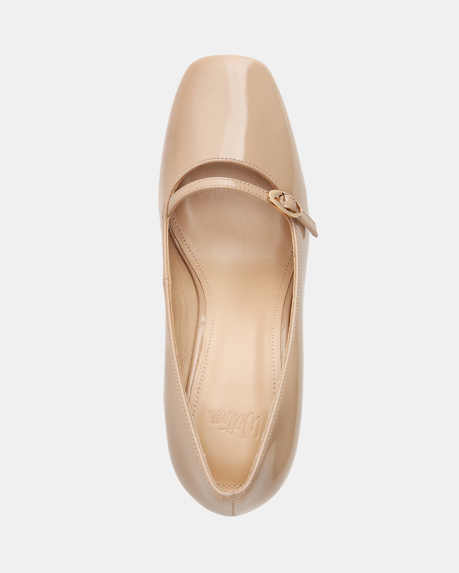 Perley Nude Patent Leather Pump