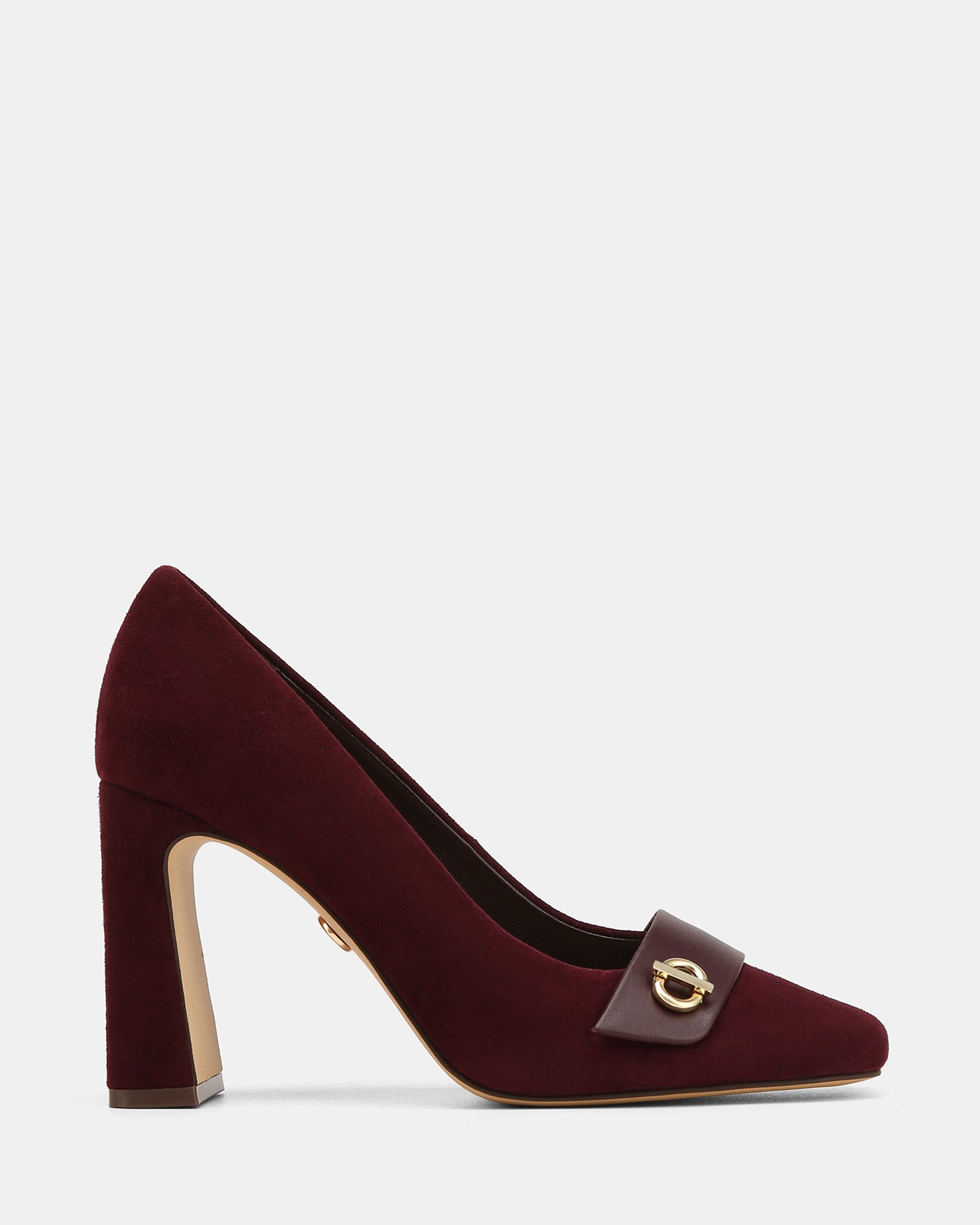 Petra Raisin Suede Leather Pump
