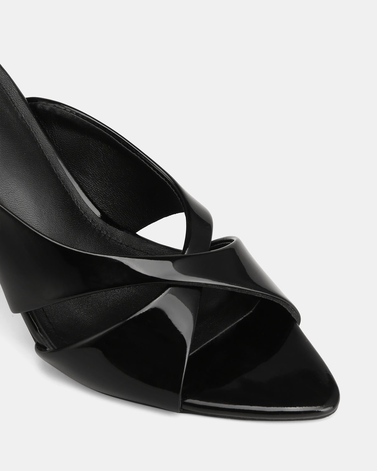 POPPY MID SANDALS BLACK PATENT LEATHER