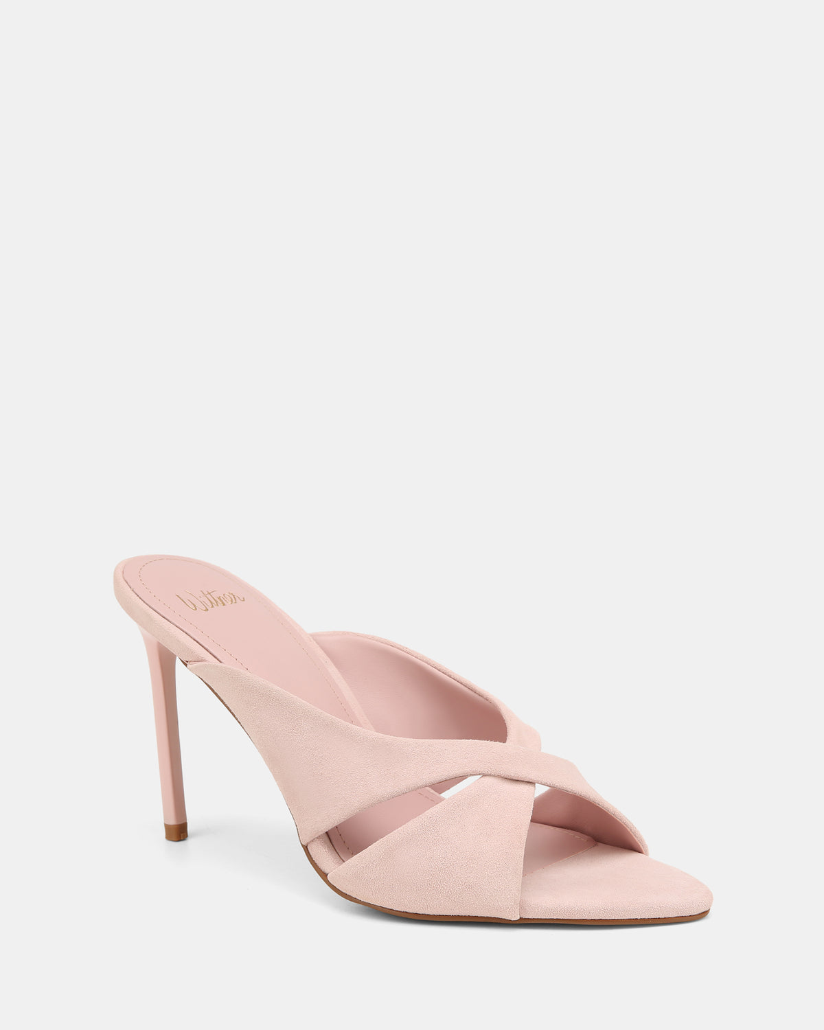 POPPY MID SANDALS PINK SUEDE