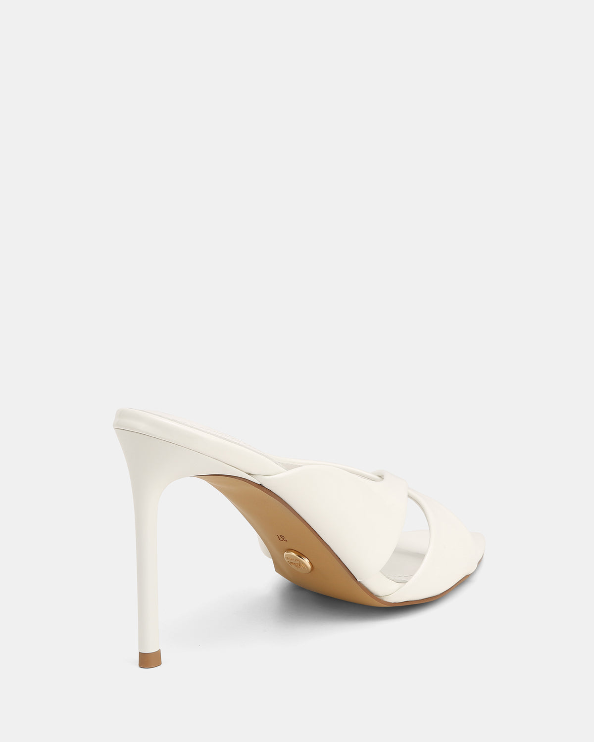 POPPY MID SANDALS WHITE PATENT LEATHER