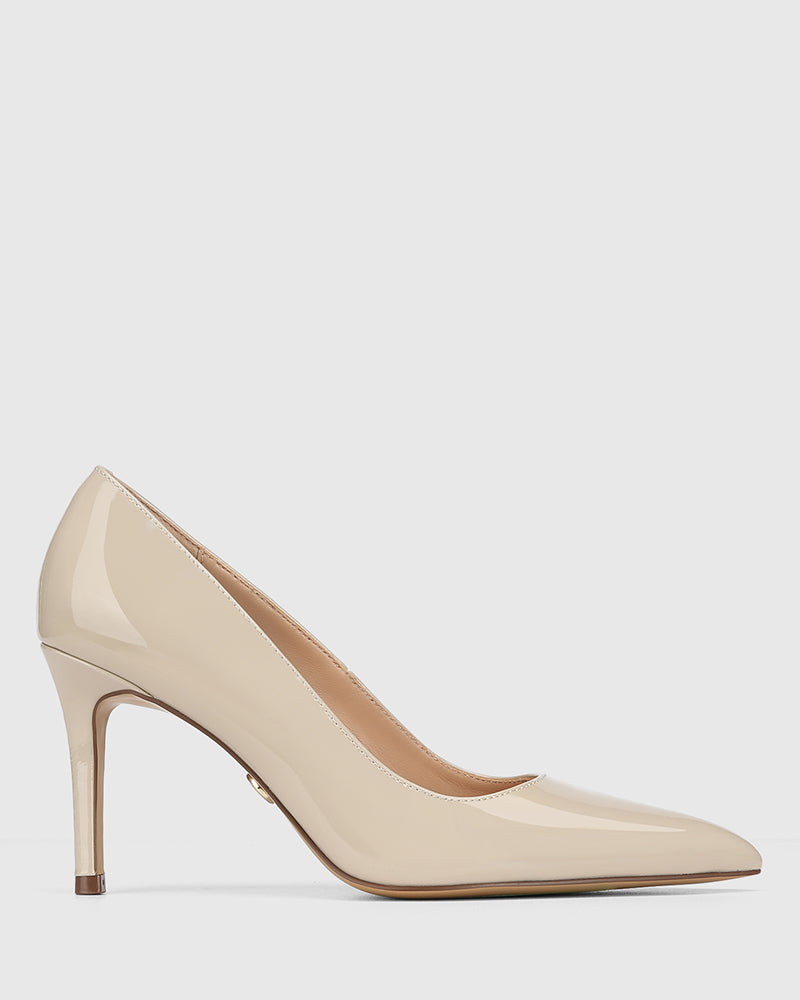 Ravyn Oyster Patent Leather Pump