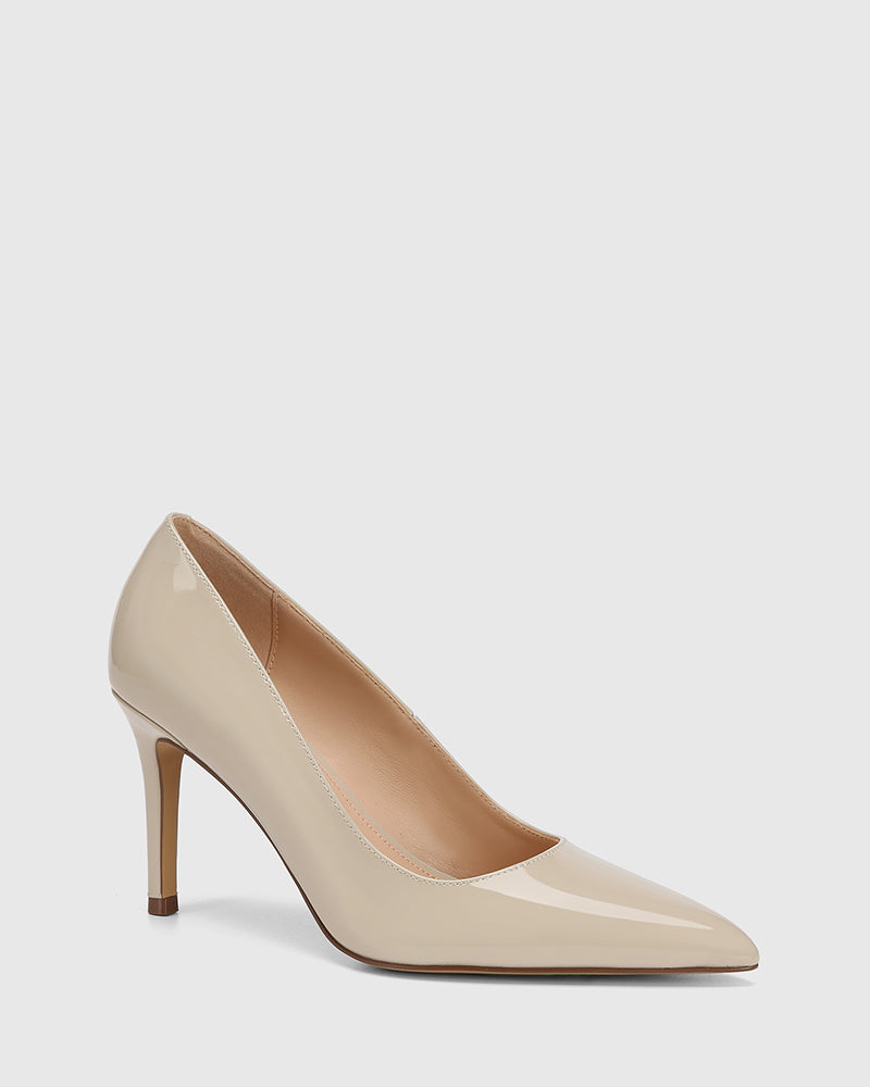 Ravyn Oyster Patent Leather Pump