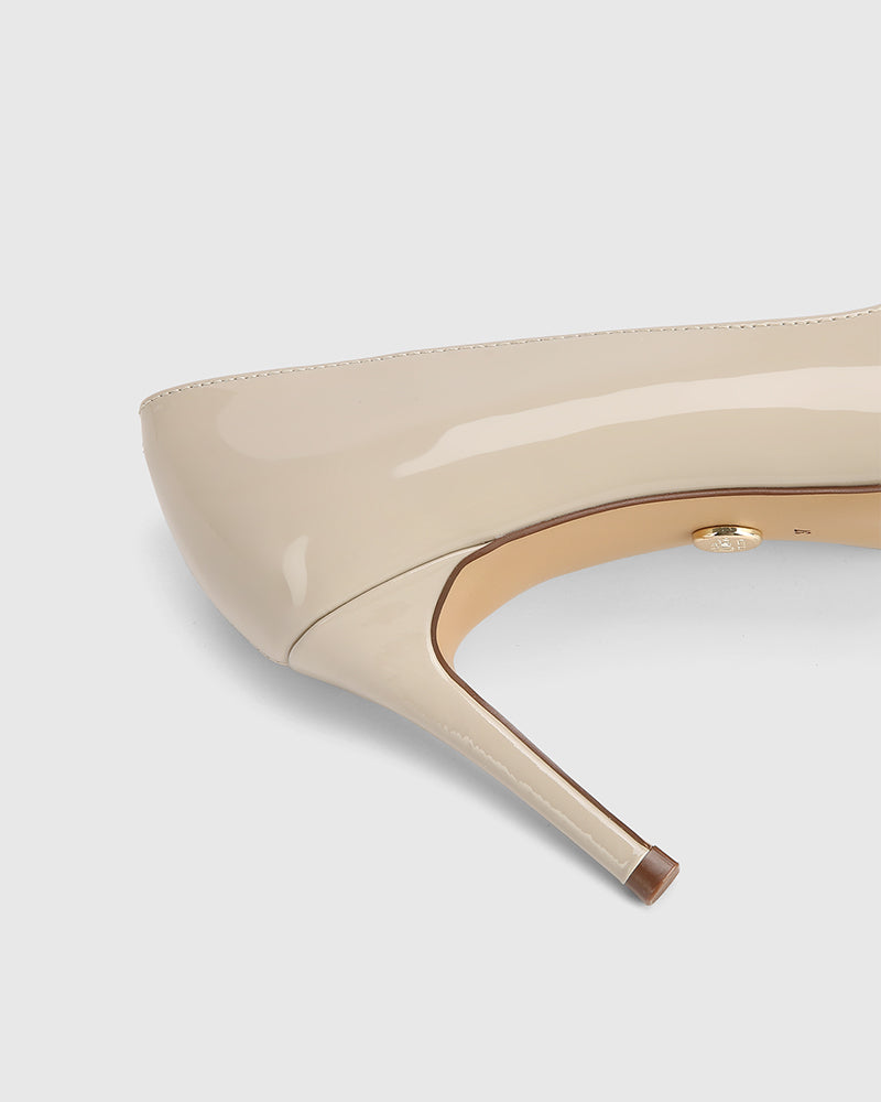 Ravyn Oyster Patent Leather Pump