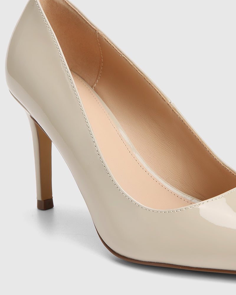 Ravyn Oyster Patent Leather Pump