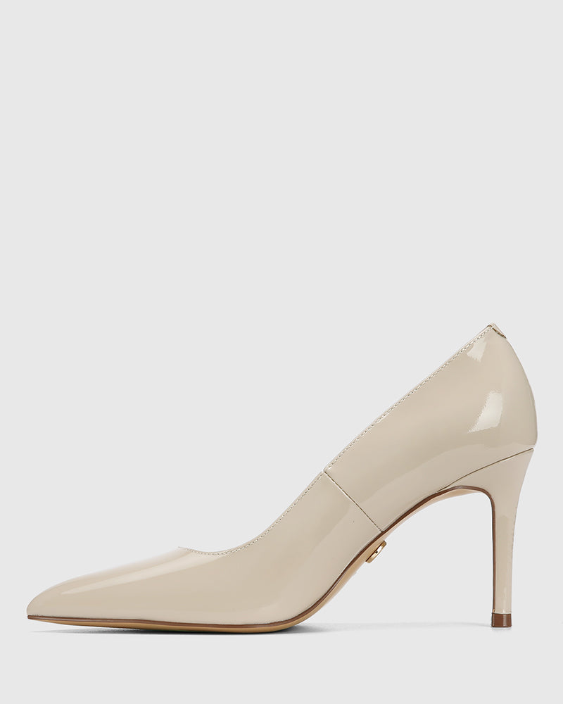 Ravyn Oyster Patent Leather Pump