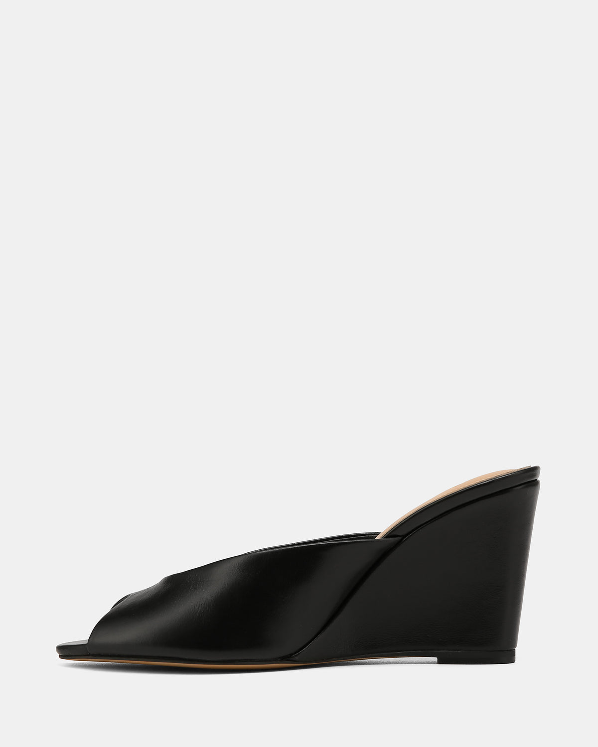 RIO WEDGES BLACK LEATHER
