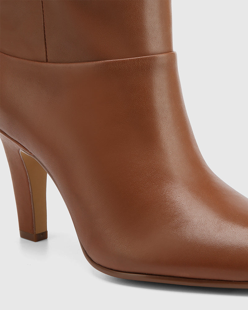 Roseberry Havana Tan Leather Long Boot