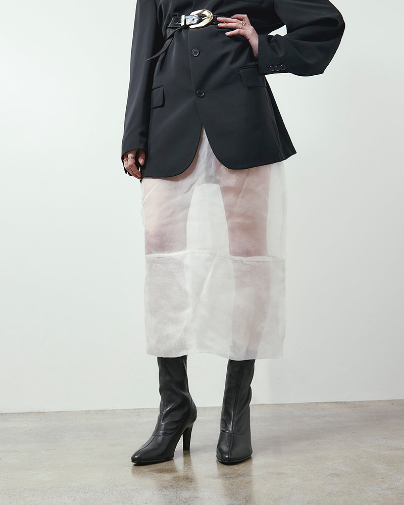 Rilee Black Stretch Leather Ankle Boot