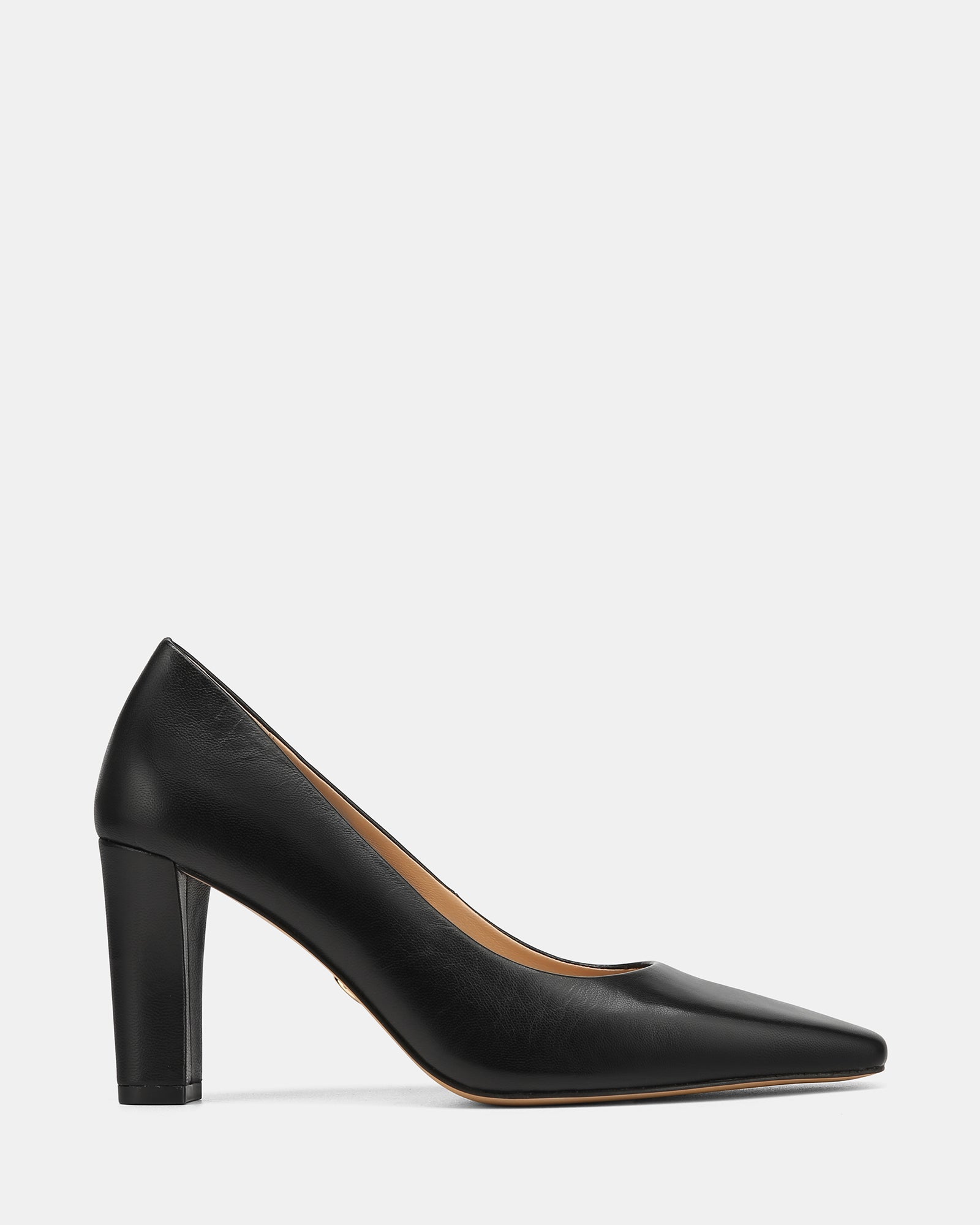Shilo Black Leather High Heel Pumps