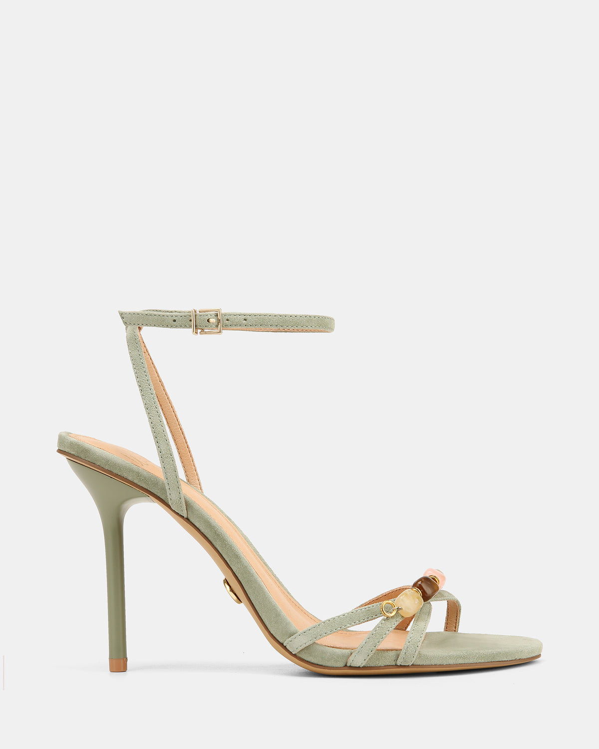 Sloane Sage Suede High Heels