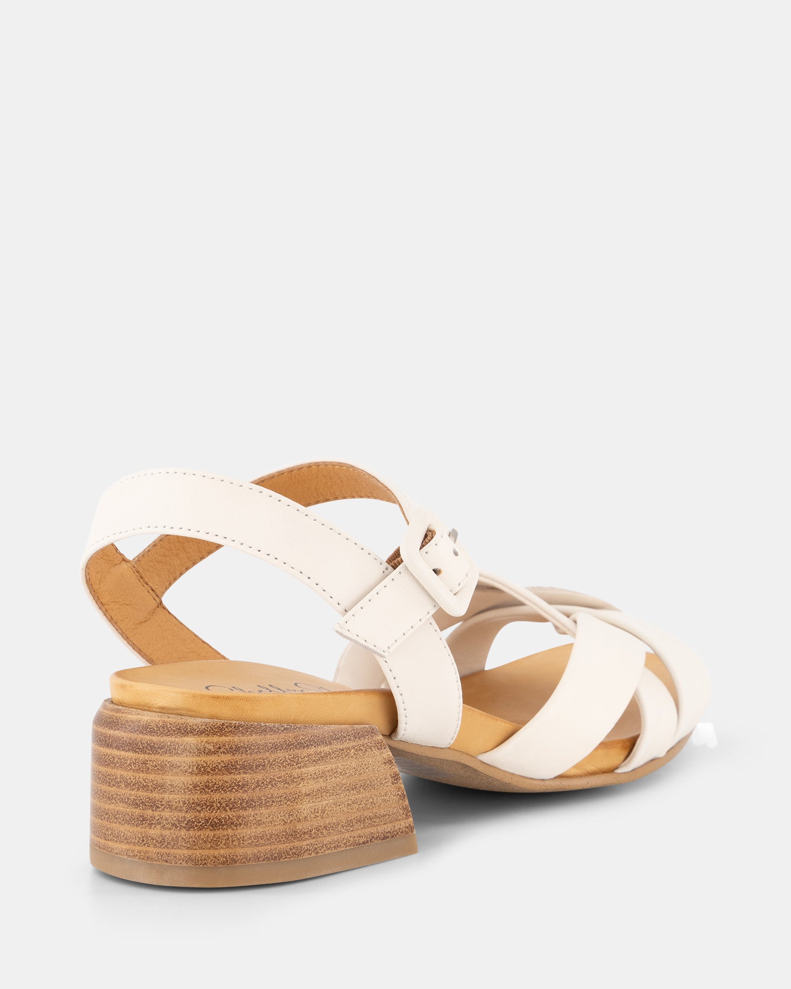 Margie Bone Leather Heel